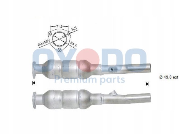 Oyodo 10N0037-OYO Катализатор seat vw