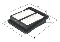 F026400054 BOSCH Фільтр повітря
