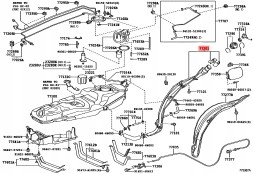 Toyota заводська комплектація 77201-42183 Toyota rav4 2005-2012 трубка заливки палива 77201-42183 японський оригінал