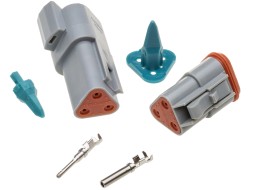 e-connectors AT06-3S/AT04-3P/ZEST/100 DEUTSCH-DT 3-pin роз'єми (100шт.) Amphenol-AT