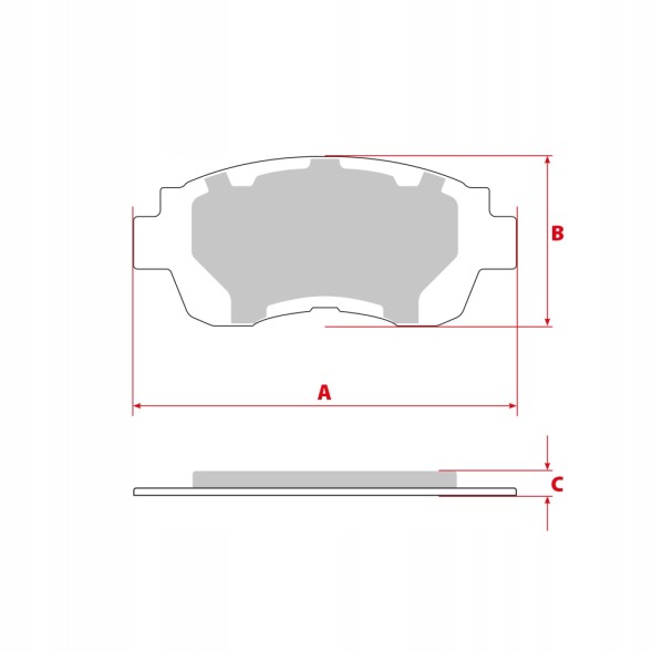 CHINA 2123800THSHSP_XT Колодки диски гавкіт jumper ducato boxer movano c