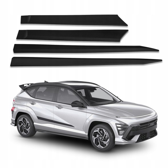CHROMEMASTER RD-SD-0078-001 Бічні планки дверей кришки кузова для HYUNDAI KONA II 2023-