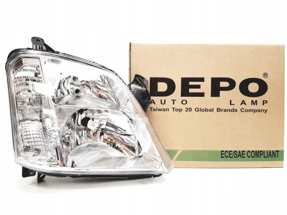 Abakus 442-1130R-LD-EM Права фара opel meriva a 2004-2010 h1/h7