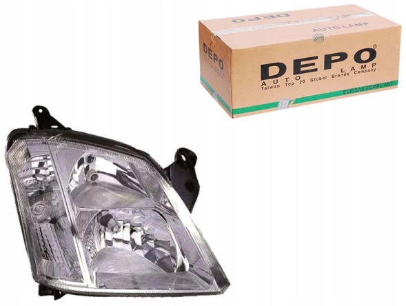 Abakus 442-1130R-LD-EM Права фара opel meriva a 2004-2010 h1/h7