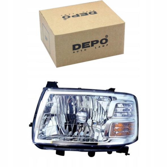 Abakus 231-1135L-LD-E Лівий рефлектор h4, ручний depo 231-1135l-ld-e