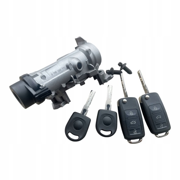 Blic 1K0905851B NOWA OE KOMPLETNA STACYJKA 2 KLUCZYKI 2 POD PILOT GROTY VW CADDY III 2005- 2006 2007 2008 2009 2010 2011 2012 2013 2014 2015 1.4 1.9 2.0TDI НОВИЙ ПОВНИЙ ЗАМОК ЗАПАЛЮВАННЯ З 2 КЛЮЧАМИ (ПІД ПУЛЬТ) ДЛЯ VW CADDY III 2005-