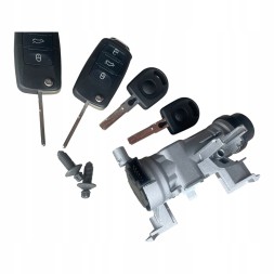 Blic 1K0905851B NOWA OE KOMPLETNA STACYJKA 2 KLUCZYKI 2 POD PILOT GROTY VW CADDY III 2005- 2006 2007 2008 2009 2010 2011 2012 2013 2014 2015 1.4 1.9 2.0TDI НОВИЙ ПОВНИЙ ЗАМОК ЗАПАЛЮВАННЯ З 2 КЛЮЧАМИ (ПІД ПУЛЬТ) ДЛЯ VW CADDY III 2005-