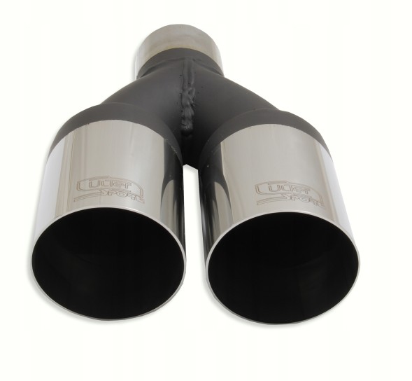 Ulter-Sport Насадка на глушник Ulter подвійна, кругла 2x 76 мм | N2-76*