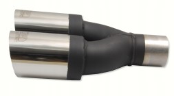 Ulter-Sport Насадка на глушник Ulter подвійна, кругла 2x 76 мм | N2-76*