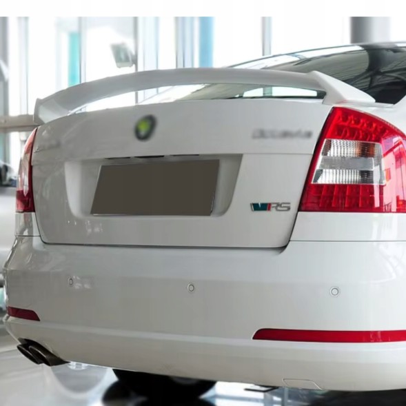 Китай Spoiler Lotka Skoda Octavia 2003-2014 Спойлер Skoda Octavia 2 MK2 2003-2014 Стиль RS Чорний Глянець Накладка Аеродинамічний елемент