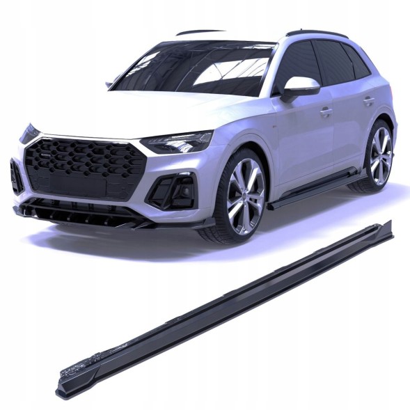 Proteile ASS008 ПОРОГИ БОКОВІ НАКЛАДКИ ПОРОГІВ AUDI Q5 S-LINE SQ5 MK2 20-24