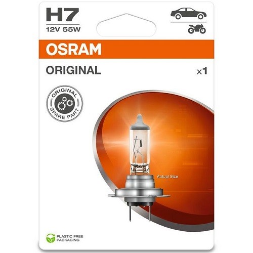 64210 1BL OSRAM Автолампа Osram 12V 55W PX26d H7