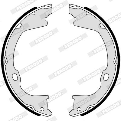 FSB4169 FERODO Тормозные колодки барабанные