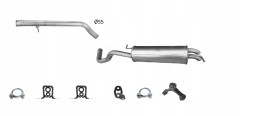 Edex PAMAKU_E24.59+E24.38+E01.284_AUDI_A3 Audi a3 1.9 tdi tdi 1996-2003 глушники кінцевий глушник труба вихлопна труба