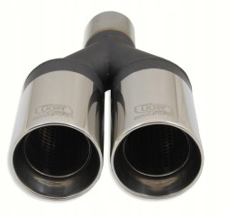 Ulter-sport N2-61 Наконечник глушника подвійний круглий 80 мм | n2-61