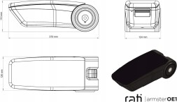 Rati V01528 Підлокітник, Dacia Sandero III, 2021- , з ориг. Підлокітник