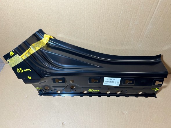 BMW OE 41007298180 SCHW1 BMW 3 F30 F31 ПРАВИЙ ПОРОГ ЗАДНЯ ЧАСТИНА ОРИГІНАЛ