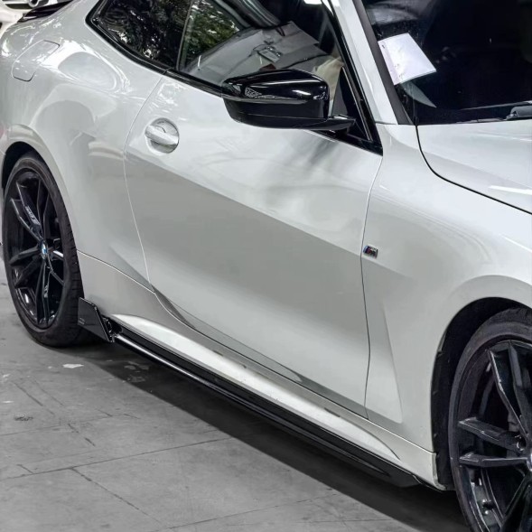 Китай KR0142204 НАКЛАДКИ НА ПОРІГ BMW G22 G23 M-Paket Чорний Сапфір KORE