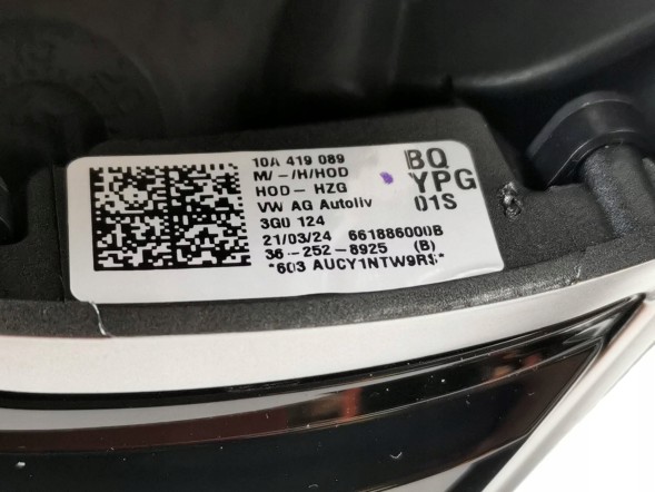 Volkswagen OE 10A419089BQ, DWP523515OE Кермо шкіряне VW ID.3 ID.4 ID.5 ID.7 ID. Buzz 10A419089BQ Нове оригінальне