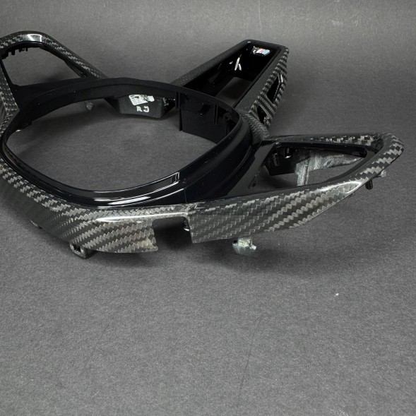 BMW OE 61319501592 32307908506 OE BMW M3 M4 CS LCI G80 G82 Перформансна рамка + лопатки керма CARBON