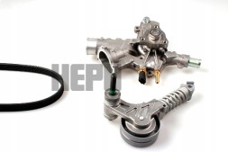 HEPU PK03341 Комплект клинового ременя багаторівковий + водяний насос opel agila astra combo