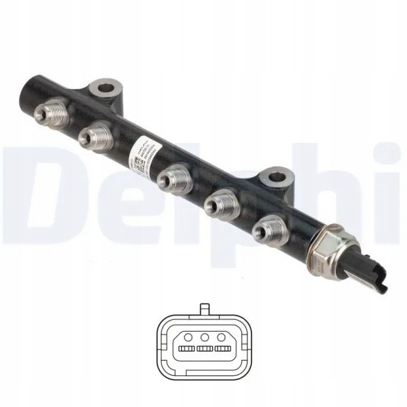 Delphi 9144A290B-12B1 Трубка розподільника палива 9144a290b-12b1 delphi