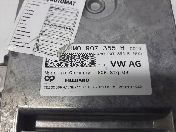 Audi OE AUDI A5 SPORTBACK II ЛІФТ 2021- 2.0 TDI МОДУЛЬ КЕРУВАННЯ ADBLUE 4M0907355H
