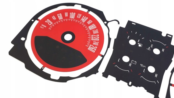 Moman 0089688091579 FORD MUSTANG GT PREMIUM RED 2010-12 Диски Лічильника годинники заміна KMH