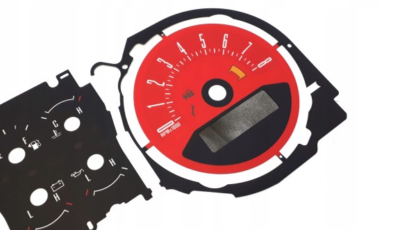 Moman 0089688091579 FORD MUSTANG GT PREMIUM RED 2010-12 Диски Лічильника годинники заміна KMH