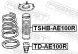 TSHB AE100R FEBEST Пильник амортизатора