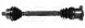 GSP 203057 Gsp півосі audi a4 b6 b7 exeo 1.8t-3.2 2000-l