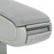 Volkswagen OE G07121625 Регульований підлокітник зі сховищем для VW Polo IV (2001-2005), сірий, ABS