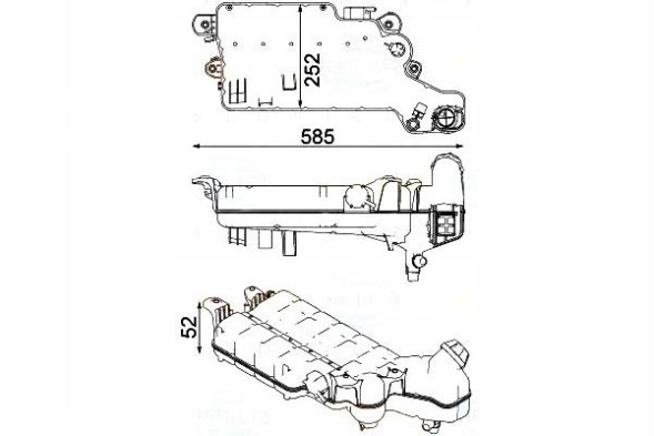 Behr Hella Service BRH8MA 376 750-611/RS4 BEHR HELLA РОЗШИРЮВАЛЬНИЙ БАК 810 61026228 810