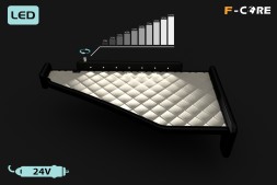 F-CORE 5904193024162 Полка бортова TIR MERCEDES ACTROS MP 4 11-19 led