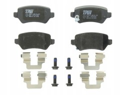 TRW GDB1515 + DF6144 Накладки + задні гальмівні диски trw KIA VENGA