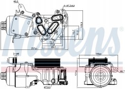Nissens 91124 41375928_І масляний охолоджувач