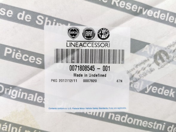 Fiat OE НАКЛАДКА ЦЕНТРАЛЬНОЇ КОНСОЛІ JEEP RENEGADE 2015-2021 OE 71808545