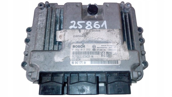 Bosch 0281013332 9664257580 BEZ IMMO przygotowany w SDK Контролер 0281013332 9664257580 БЕЗ IMMO