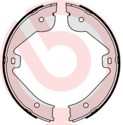S85536 BREMBO Гальмівні колодки барабанні Brembo