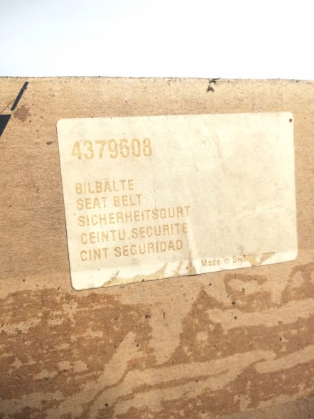 Saab OE РЕМІНЬ БЕЗПЕКИ ЛІВИЙ ПЕРЕДНІЙ SAAB 900NG 94-98 4379608 OE!