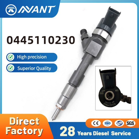 NANT High Quality Diesel Fuel Injector Engine Assembly Injection Valves with Strict Pre-Shipment Testing 0445110230