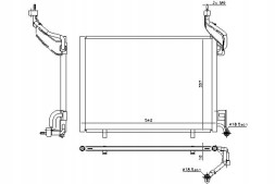 Nissens 940540/NIS Nissens охолоджувач кондиціонера ford b-max, fiesta + помічник водія #28