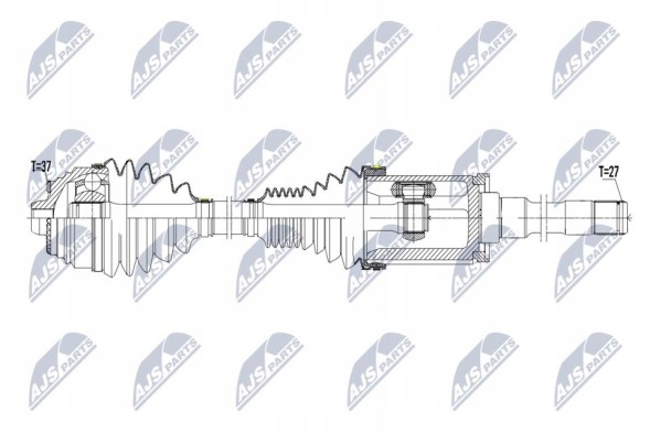 NTY NPW-BM-178 Nty npw-bm-178 права передня піввісь
