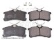 ADT342115 BLUE PRINT Комплект гальмівних колодок з 4 шт дисків