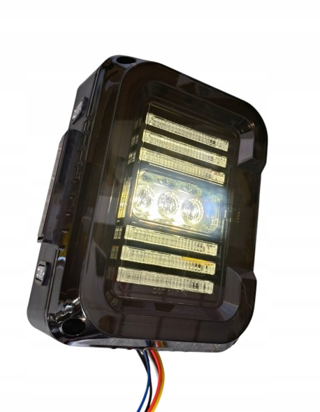 ABA WRAN-LED-C-JK-eu LED ліхтарі задні Jeep Wrangler Rubicon JK JKU ТИП C Black ЄВРОПЕЙСЬКА ОМОЛОГАЦІЯ