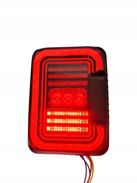 ABA WRAN-LED-C-JK-eu LED ліхтарі задні Jeep Wrangler Rubicon JK JKU ТИП C Black ЄВРОПЕЙСЬКА ОМОЛОГАЦІЯ