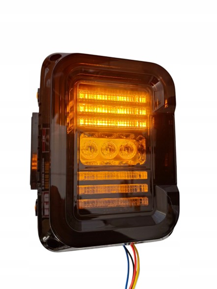 ABA WRAN-LED-C-JK-eu LED ліхтарі задні Jeep Wrangler Rubicon JK JKU ТИП C Black ЄВРОПЕЙСЬКА ОМОЛОГАЦІЯ