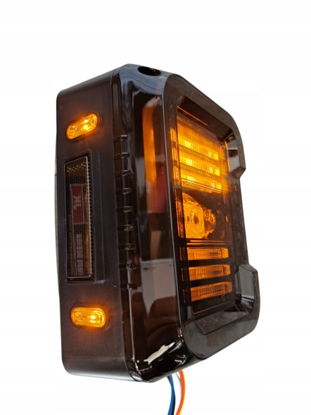 ABA WRAN-LED-C-JK-eu LED ліхтарі задні Jeep Wrangler Rubicon JK JKU ТИП C Black ЄВРОПЕЙСЬКА ОМОЛОГАЦІЯ