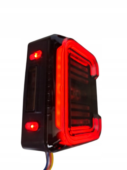 ABA WRAN-LED-C-JK-eu LED ліхтарі задні Jeep Wrangler Rubicon JK JKU ТИП C Black ЄВРОПЕЙСЬКА ОМОЛОГАЦІЯ