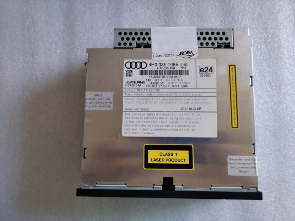 Volkswagen OE 4H0 035 108 E AUDI A6 A7 A8 VW DVD ЧЕЙНДЖЕР 4H0035108E